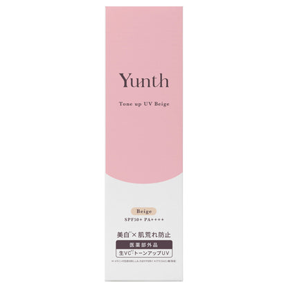 Yunth Raw VC Tone Up UV, SPF50+ PA++++, Beige, 30g