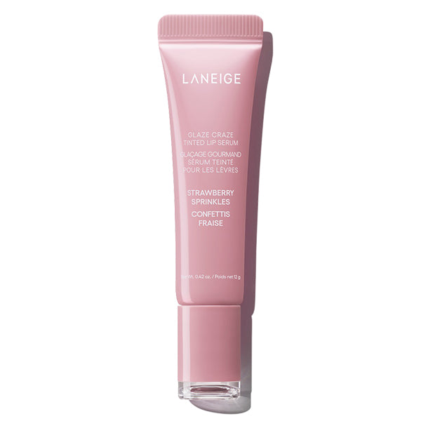 LANEIGE Glaze Tint Lip Serum (Strawberry Sprinkle), 12g