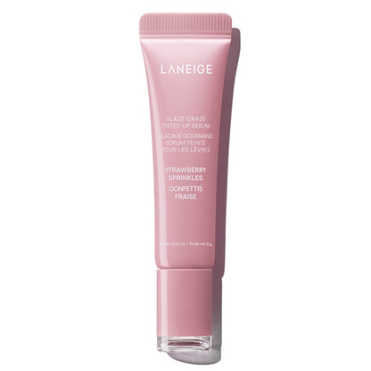 LANEIGE Glaze Tint Lip Serum (Strawberry Sprinkle), 12g