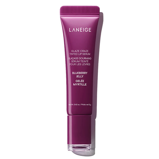 LANEIGE Glaze Tint Lip Serum, Blueberry Jelly, 12g