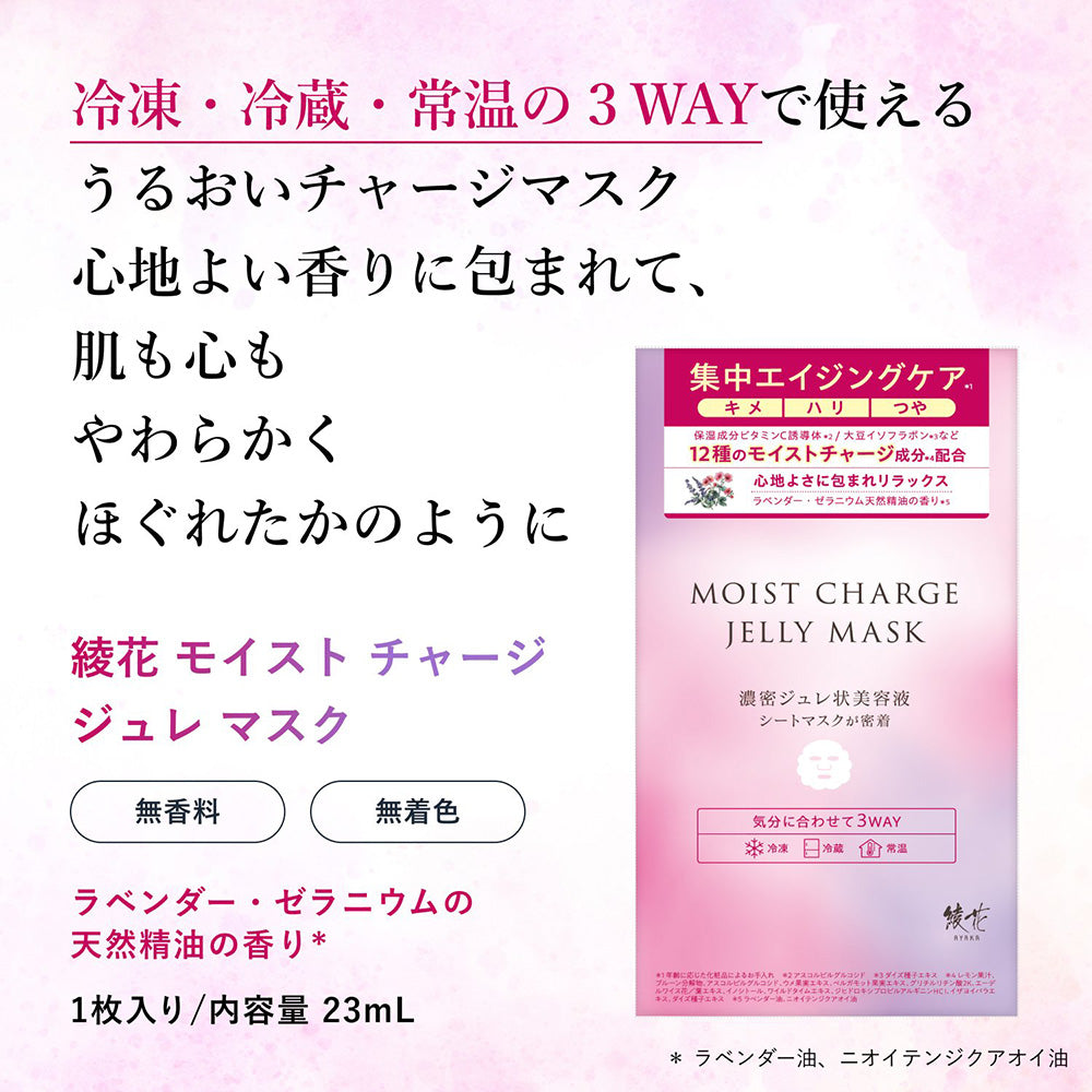 Ayaka Moist Charge Jelly Mask, 23ml