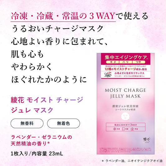 Ayaka Moist Charge Jelly Mask, 23ml