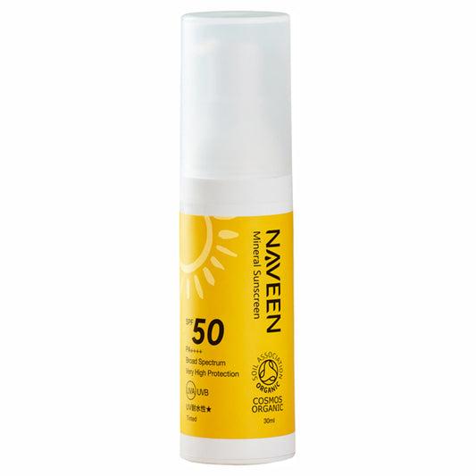 NAVEEN Mineral Sunscreen SPF50 (Light Beige), 30ml