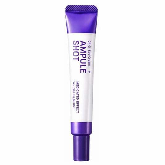 Bottle Works Ampule Shot Medicated Effect Wrinkle & Moist Eye Cream, 20g