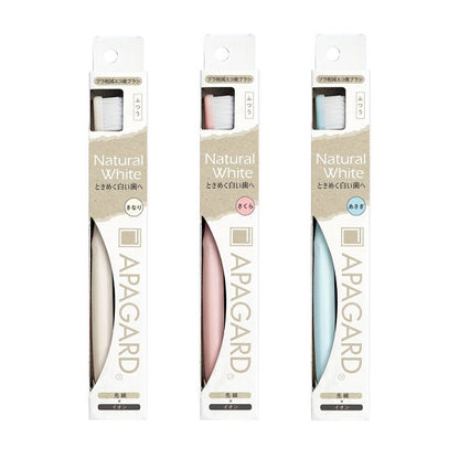 APAGARD eco Toothbrush, Sakura/Kinari/Asagi, 1pc