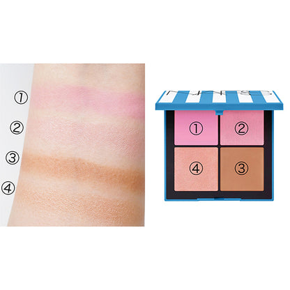 Hot Escape Cheek Palette, I, 3.5g x 4