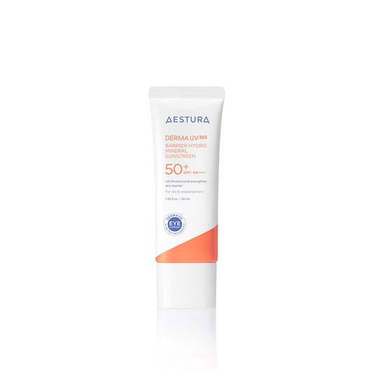 AESTURA Derma UV365 Barrier Hydro Mineral Sunscreen, SPF50+ PA++++, 40ml