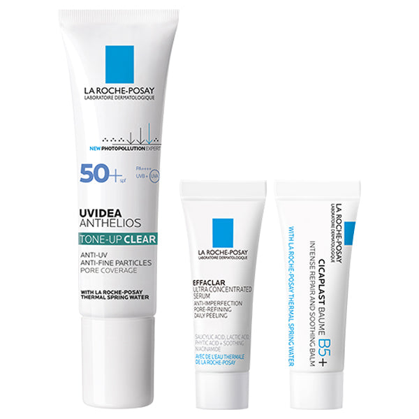 Tone Up Kit Clear UV Base, SPF50+ PA++++, 30ml, 3ml, 3ml