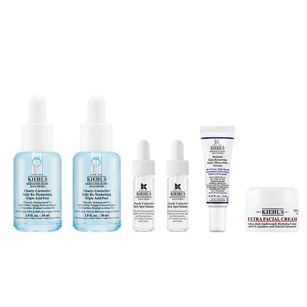 KIEHL’S DS Pre-Serum DUO Set, 30ml x 2, 4ml x 2, 7ml, 4ml