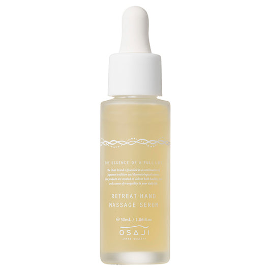 OSAJI Retreat Hand Massage Serum, 30ml (Aomoji, Lavender, Geranium)
