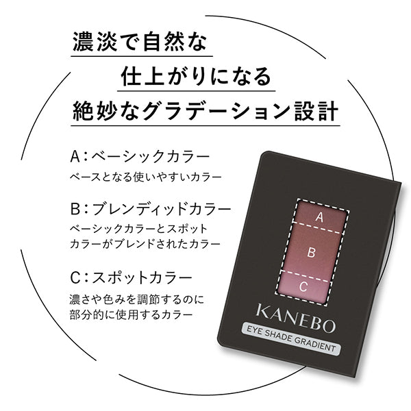 KANEBO Eye Shade Gradient Refill (EX1 Elegant Mauve), 1.2g