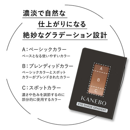 KANEBO Eye Shade Gradient Refill (EG3 Light Brown), 1.2g