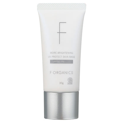 F ORGANICS More Brightening UV Protect Skin Base, 30g