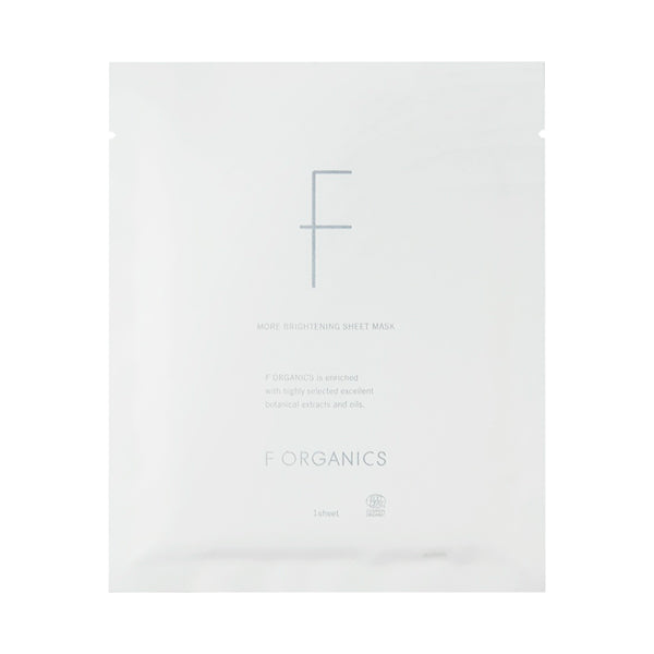 F ORGANICS More Brightening Sheet Mask, 1 sheet