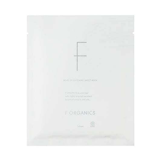 F ORGANICS More Brightening Sheet Mask, 1 sheet