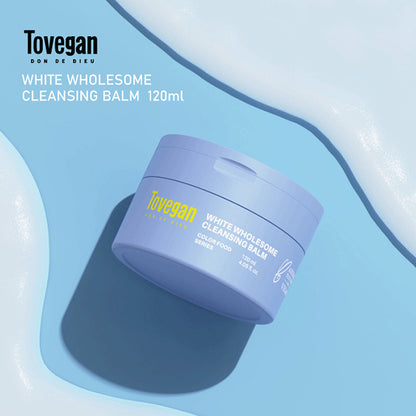 WHITE WHOLESOME CLEANSING BALM, 120ml, Naturally-derived blended flower scent