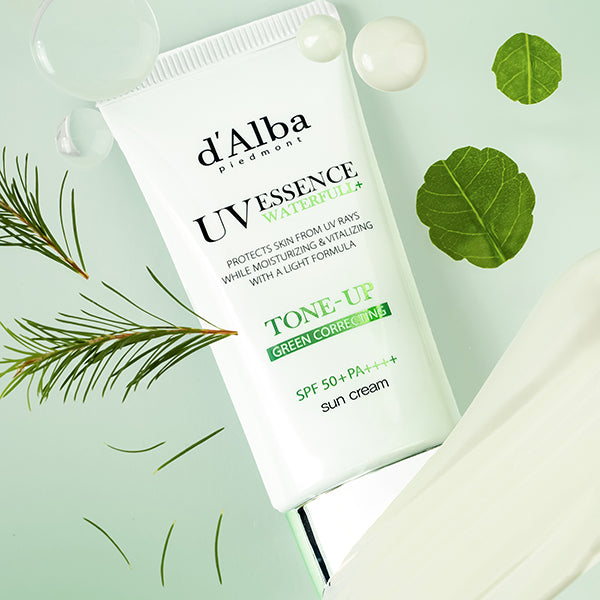 d’Alba Waterful Tone-Up Sun Cream SPF50 (Green), 50ml