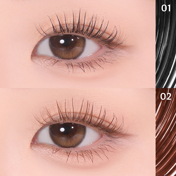 coringco Makkara Skinny Mascara (02 Choco Brown), 5g