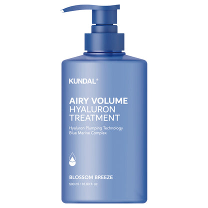 Airy Volume Hyaluronic Moisturizing Volume Care Set, 300ml each, 10ml pouch x 3