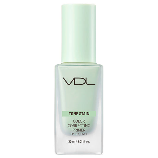 VDL Tone Stain Color Correcting Primer SPF33 PA++ (01 Mint), 30ml
