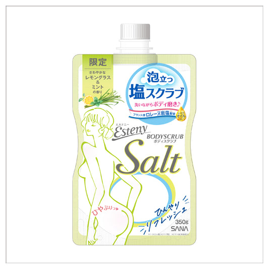 Salty Scrub, 350g, Lemongrass & Mint Scent