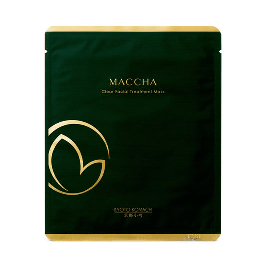 Kyoto Komachi Matcha Clear Facial Treatment Mask, 25ml x 5 sheets