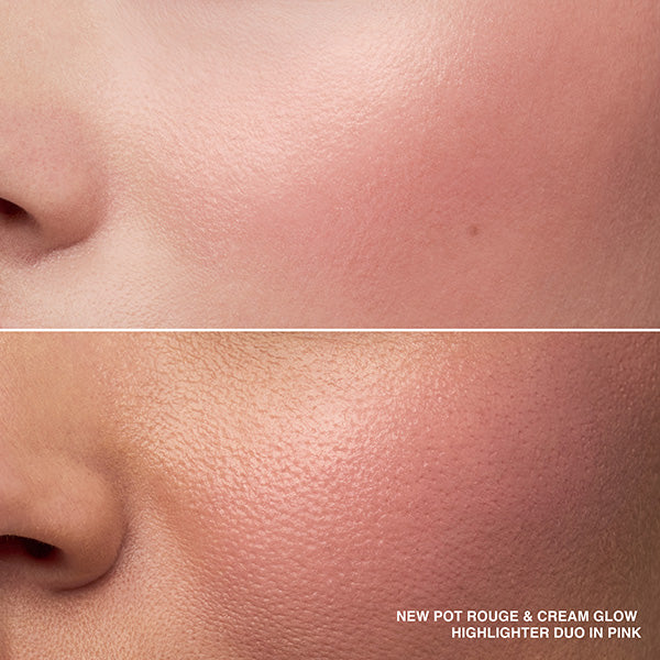 Cream Glow Highlighter & Pot Rouge Duo, Rose Glow Duo, 8g