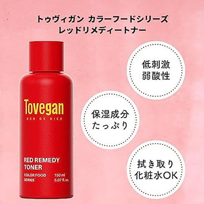 Tovegan Red Remedy Toner, 150ml