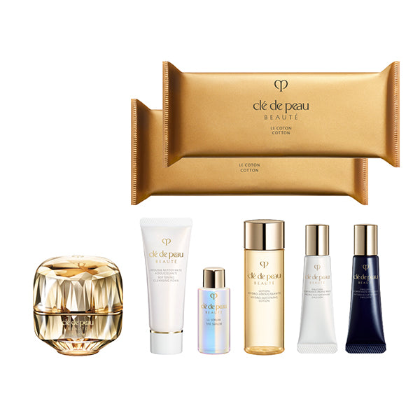Clé de Peau Beauté La Crème Kit, 30g + 20g + 7ml + 30ml + 12ml + 12ml + 14 Sheets x 2