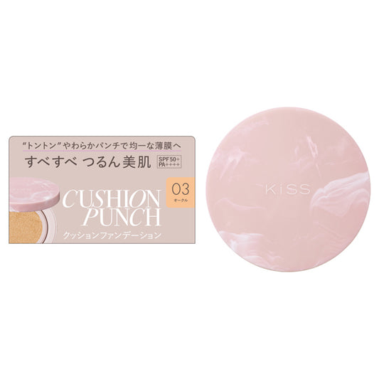KiSS Cushion Punch, SPF50+ PA++++, 03, 13g