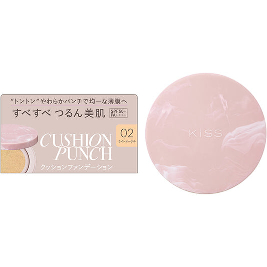 KiSS Cushion Punch, SPF50+ PA++++, 02, 13g