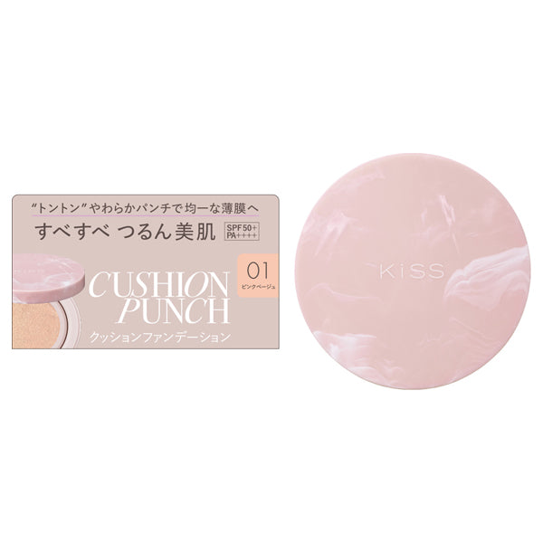 KiSS Cushion Punch, SPF50+ PA++++, 01, 13g