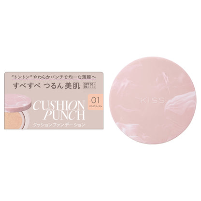 KiSS Cushion Punch, SPF50+ PA++++, 01, 13g