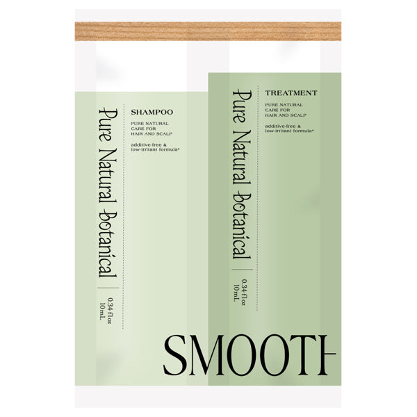 Pure Natural Botanical 1-Day Trial Smooth Care Shampoo & Smooth Care Treatment, 10ml, 10ml