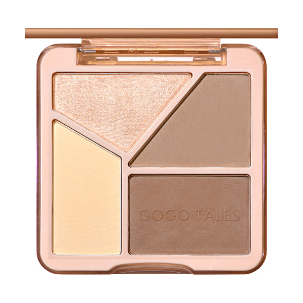 GOGO TALES My Shading Highlight Palette (02 Warm Tone), 12.5g