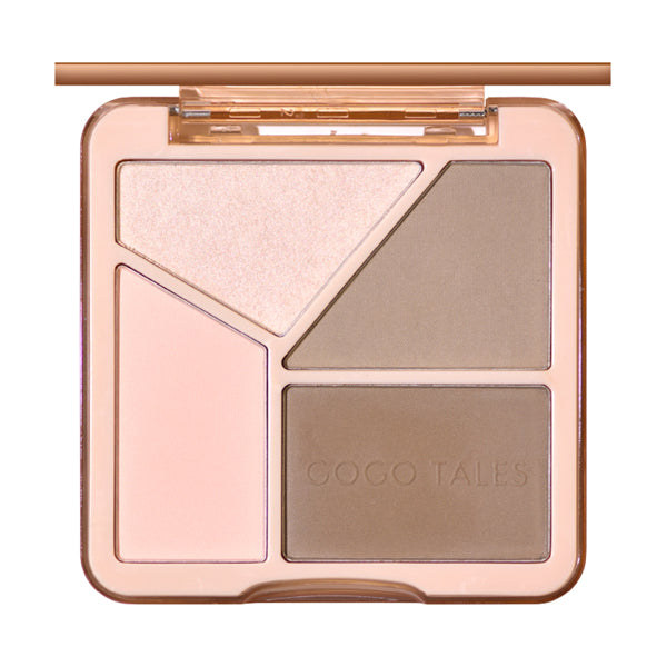 GOGO TALES My Shading Highlight Palette (01 Cool Tone), 12.5g