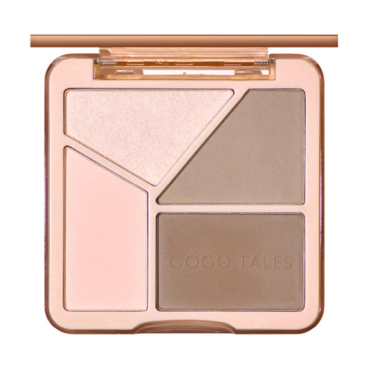 GOGO TALES My Shading Highlight Palette (01 Cool Tone), 12.5g