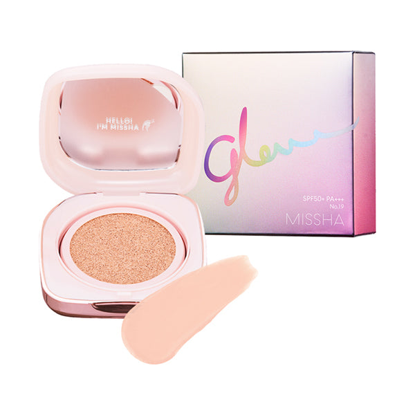 Missha Glow Cushion (Luminous Cover), SPF50+, PA+++, No.19, 16g,  20g