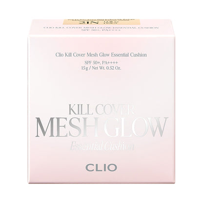 CLIO Kill Cover Mesh Glow Essential Cushion (SPF50, ) (#21N Linen), 15g