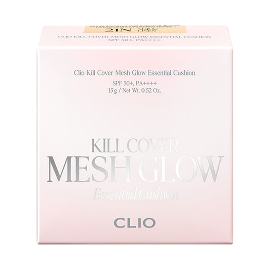 CLIO Kill Cover Mesh Glow Essential Cushion (SPF50, ) (#21N Linen), 15g