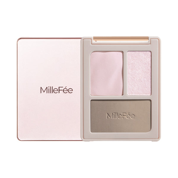 MilleFee Cheat Face Contour Palette (03 Fukkura Pink)