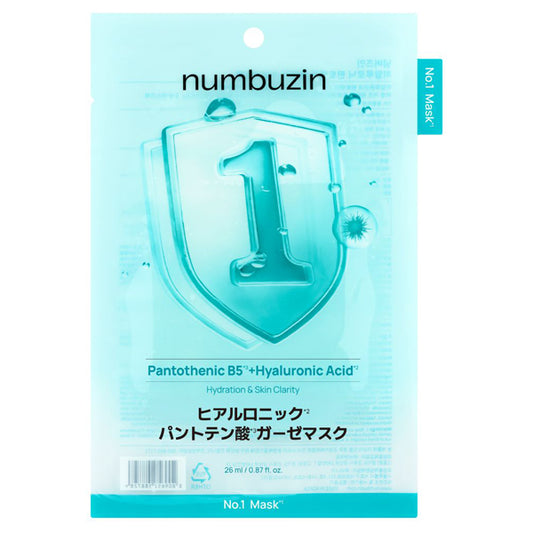 numbuzin No.1 Hyaluronic Pantothenic Acid Gauze Mask