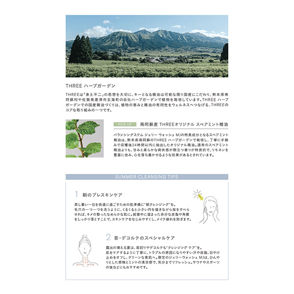 Balancing Stem Jelly Wash Medium, 100g, Spearmint Scent