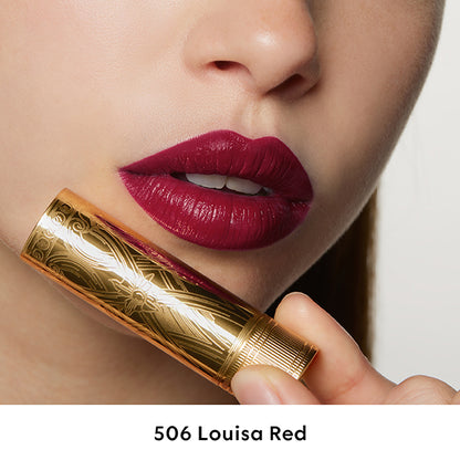 Gucci Rouge à Lèvres Satin, 506 Luisa Red, 3.5g, Satin-like smooth finish