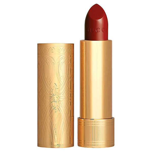 Gucci Rouge à Lèvres Satin, 504 Myla Crimson, 3.5g, Satin-like smooth finish