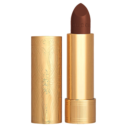 Gucci Rouge à Lèvres Satin, 123 Auroral Amber, 3.5g, Satin-like smooth finish