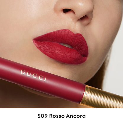 Gucci Rouge à Lèvres Liquid Matte, 509 Gucci Rosso Ancora, 6.5ml, Soft matte finish and transfer-resistant