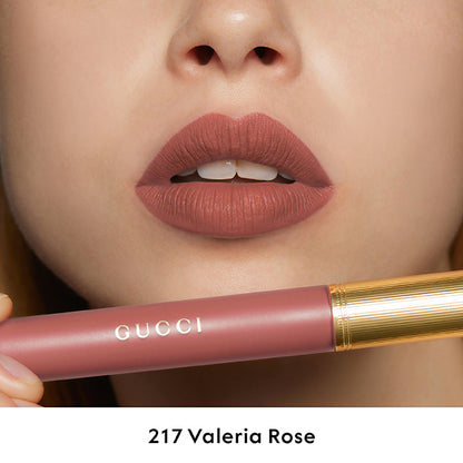 Gucci Beauty Gucci Rouge à Lèvres Liquid Matte (217 Valeria Rose), 6.5ml