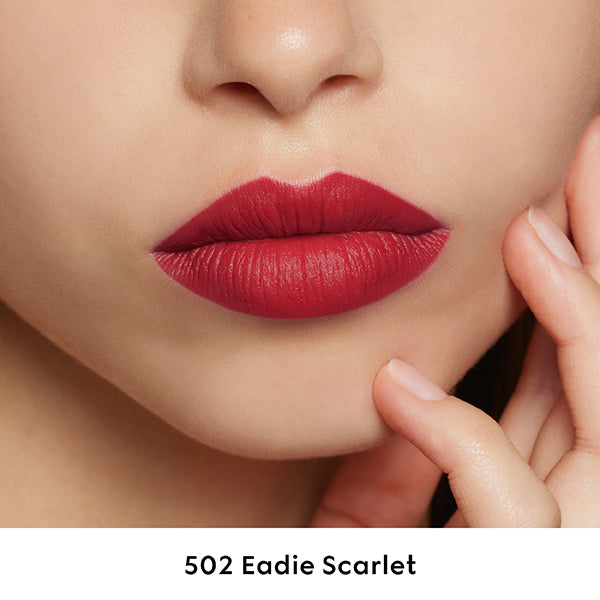 Gucci Rouge à Lèvres Matte, 502 Edie Scarlet, 3.5g, Velvety smooth and rich matte finish