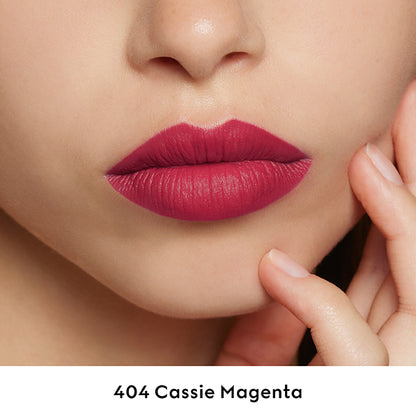 Gucci Rouge à Lèvres Matte, 404 Cassie Magenta, 3.5g, Velvety smooth and rich matte finish